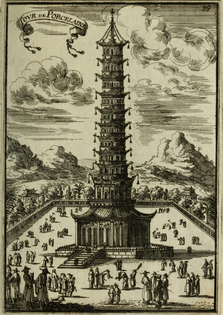 An illustration from Description de l'univers, 1683, leaf 54