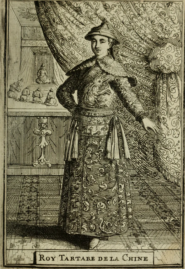 An illustration from Description de l'univers, 1683, leaf 58