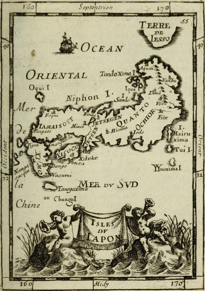 An illustration from Description de l'univers, 1683, leaf 70