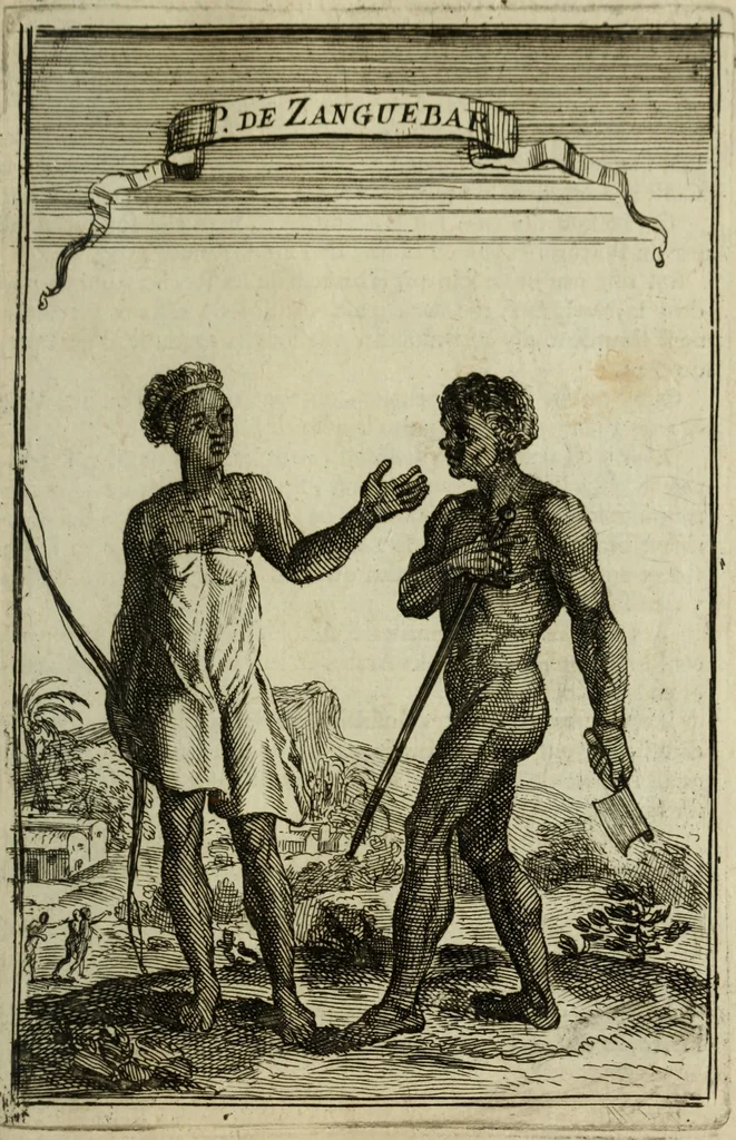 An illustration from Description de l'univers, 1683, leaf 116