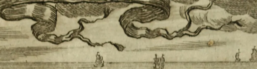 An illustration from Description de l'univers, 1683, leaf 124