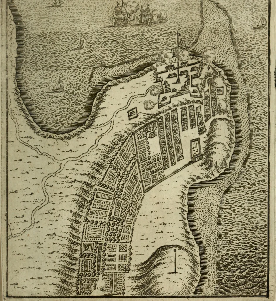 An illustration from Description de l'univers, 1683, leaf 124