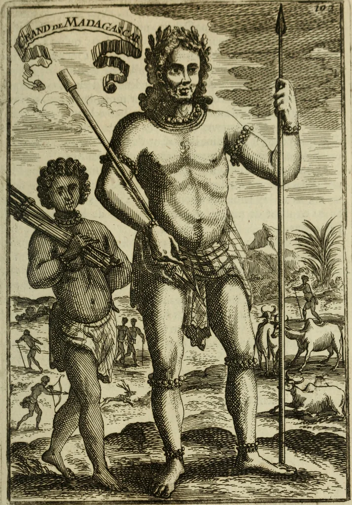 An illustration from Description de l'univers, 1683, leaf 126