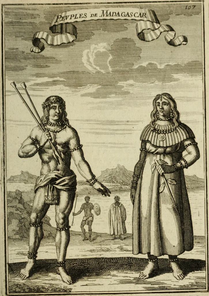 An illustration from Description de l'univers, 1683, leaf 130