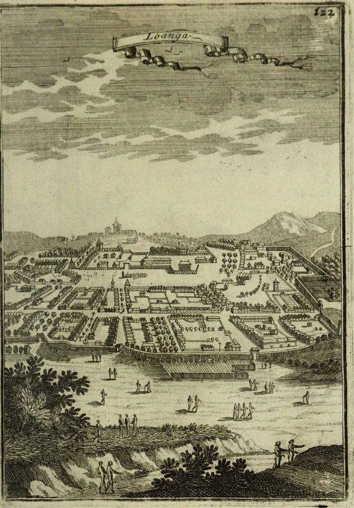 An illustration from Description de l'univers, 1683, leaf 146