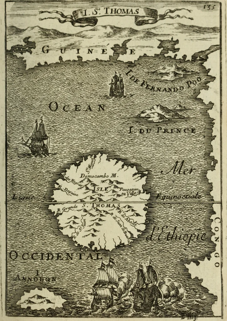An illustration from Description de l'univers, 1683, leaf 160