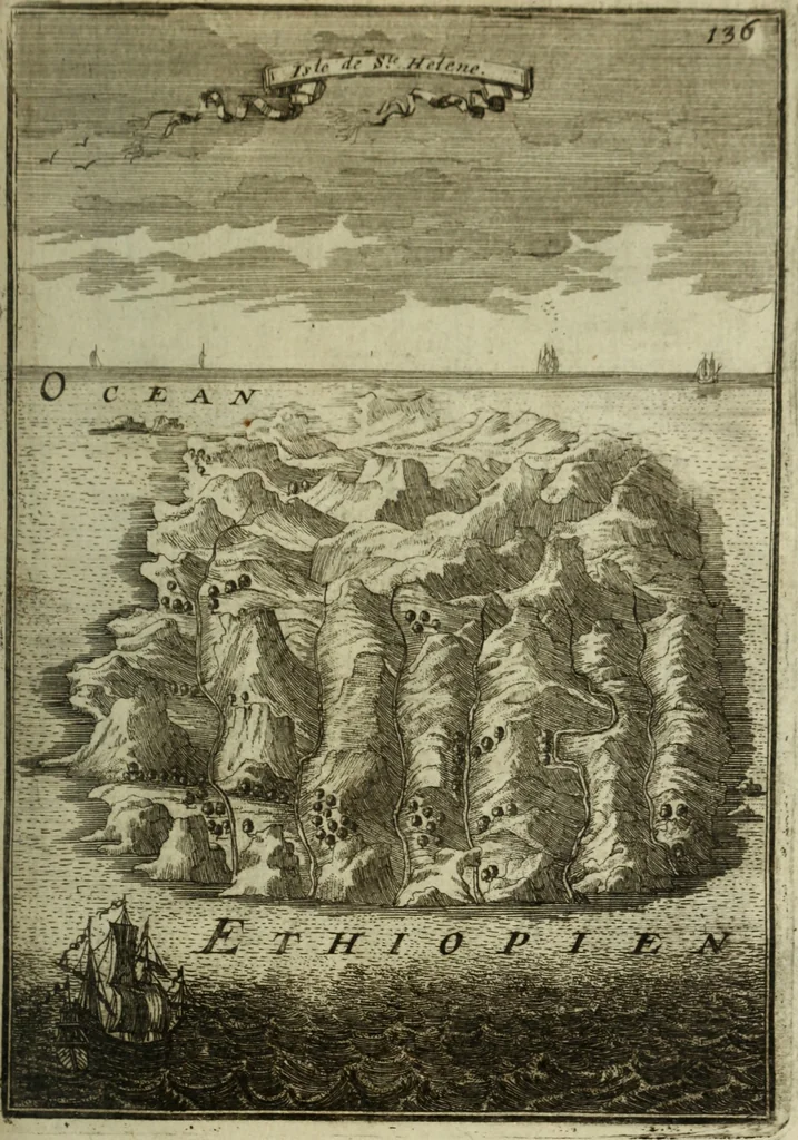 An illustration from Description de l'univers, 1683, leaf 162