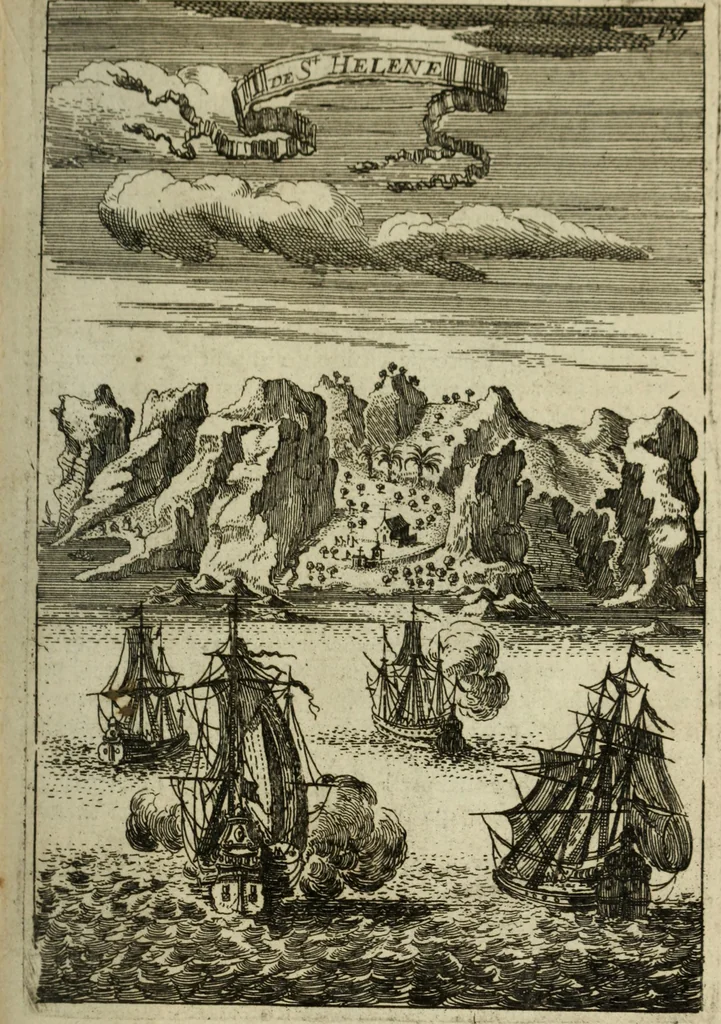 An illustration from Description de l'univers, 1683, leaf 164