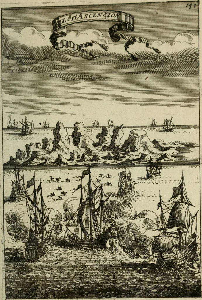 An illustration from Description de l'univers, 1683, leaf 168