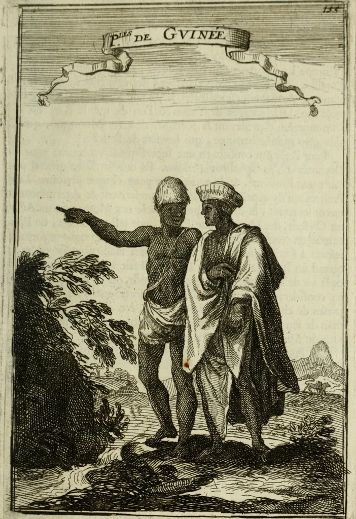 An illustration from Description de l'univers, 1683, leaf 184