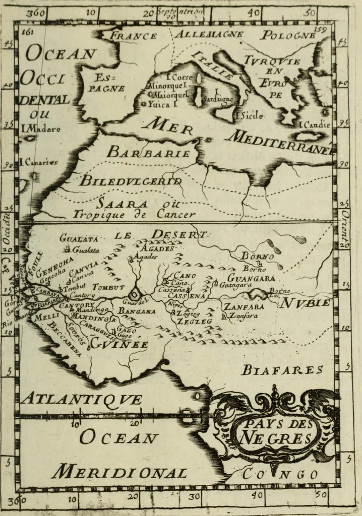 An illustration from Description de l'univers, 1683, leaf 188