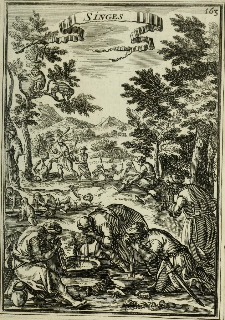 An illustration from Description de l'univers, 1683, leaf 192