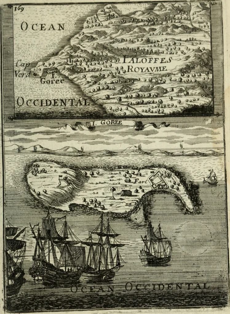 An illustration from Description de l'univers, 1683, leaf 198