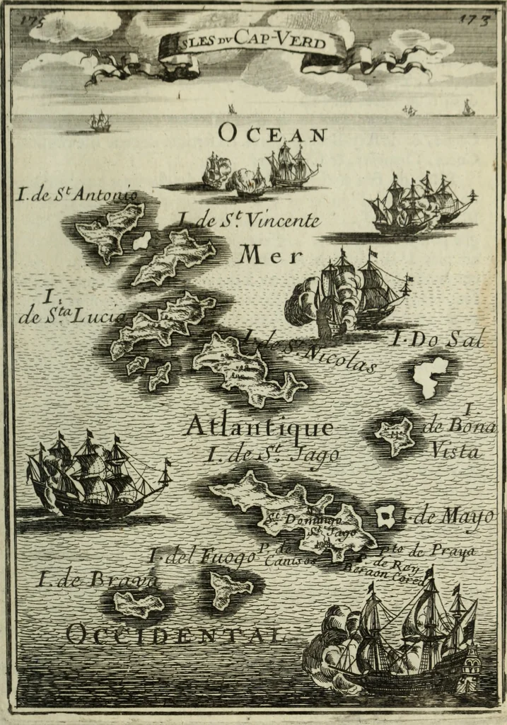 An illustration from Description de l'univers, 1683, leaf 202