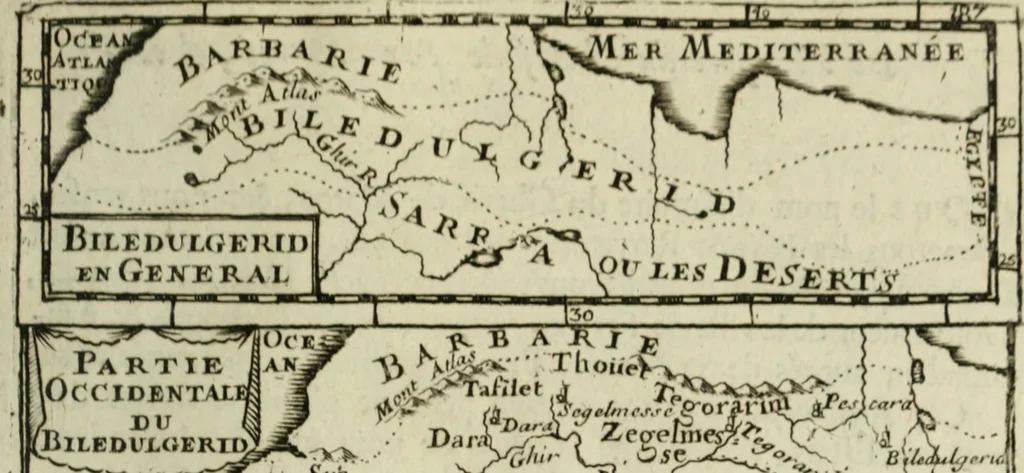 An illustration from Description de l'univers, 1683, leaf 216