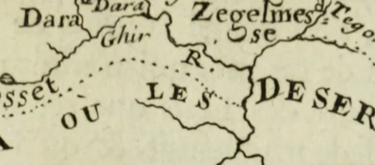 An illustration from Description de l'univers, 1683, leaf 216