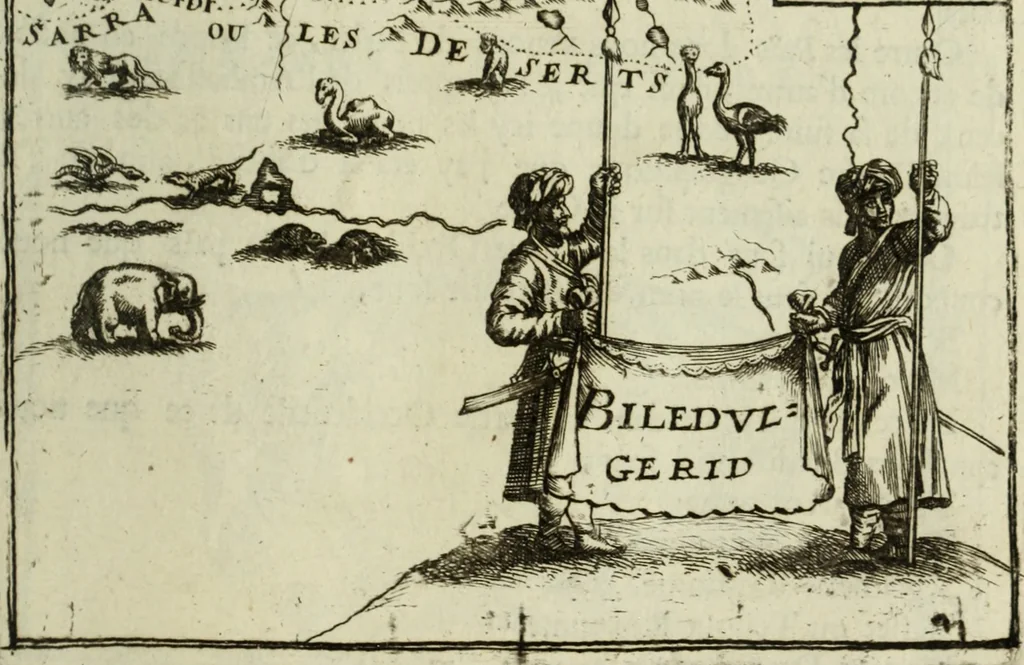 An illustration from Description de l'univers, 1683, leaf 216