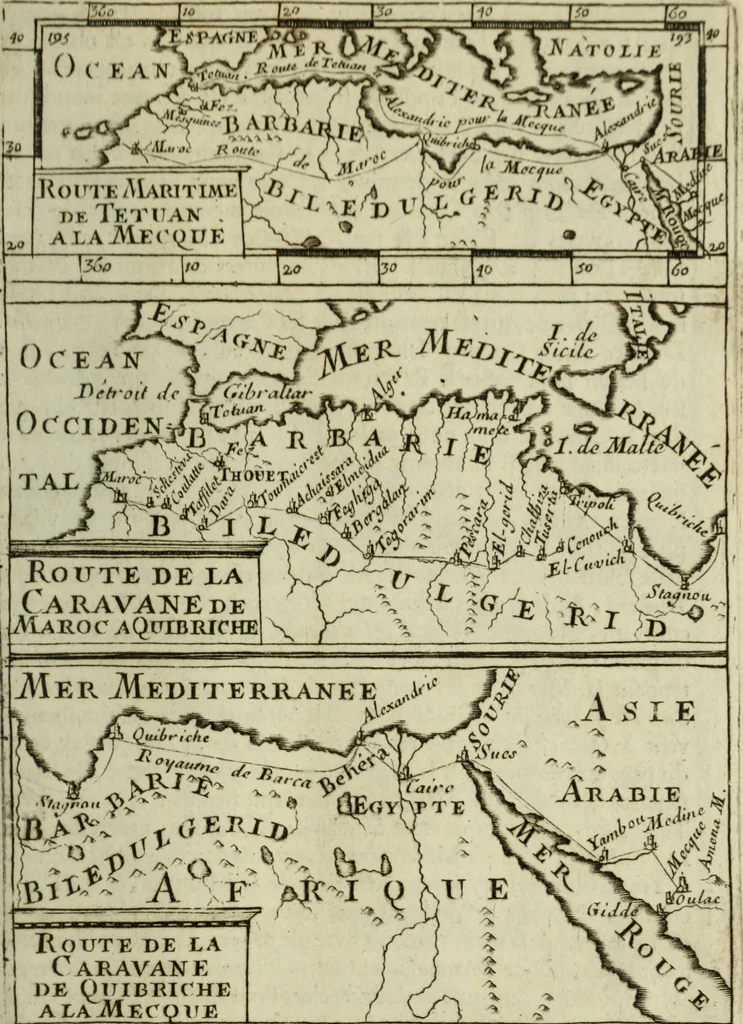 An illustration from Description de l'univers, 1683, leaf 224
