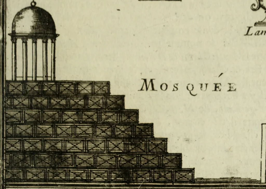 An illustration from Description de l'univers, 1683, leaf 226