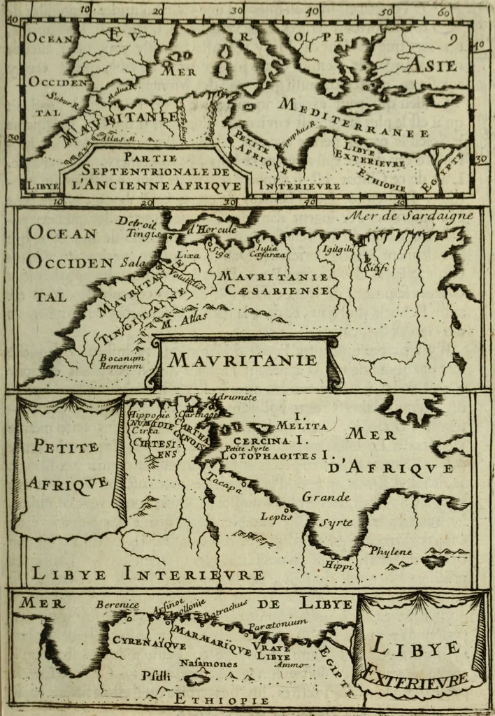 An illustration from Description de l'univers, 1683, leaf 24