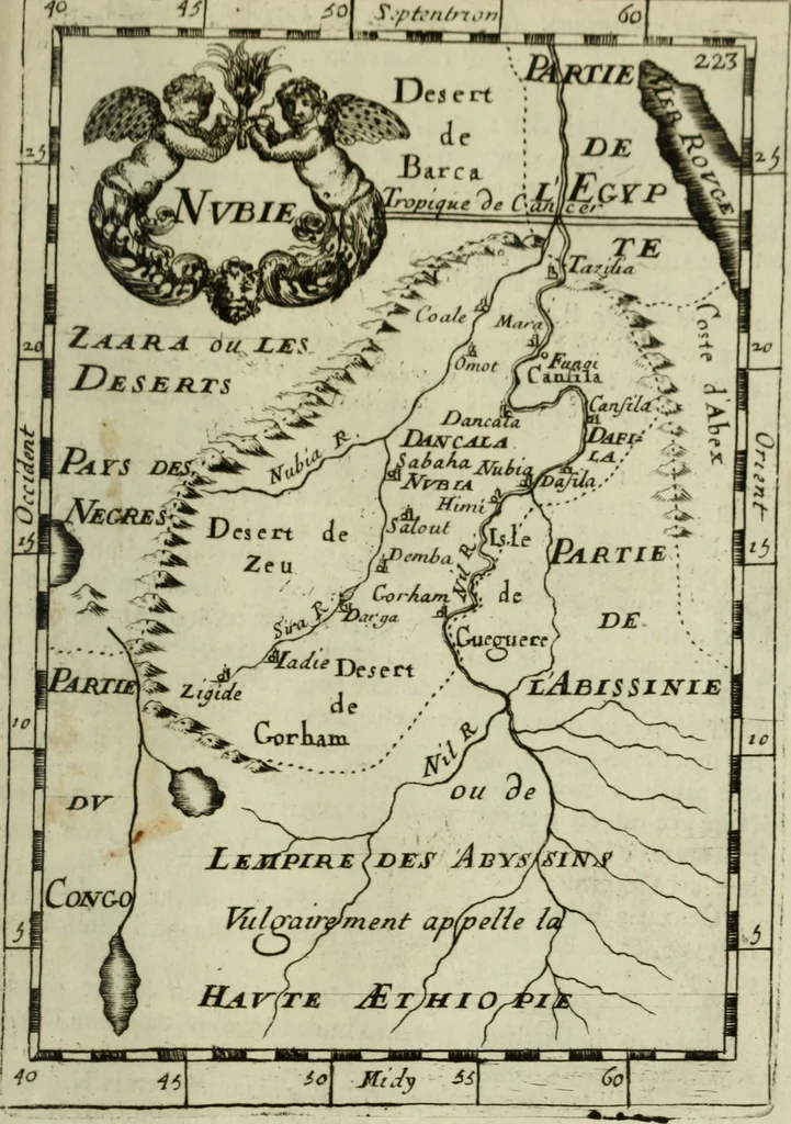 An illustration from Description de l'univers, 1683, leaf 254