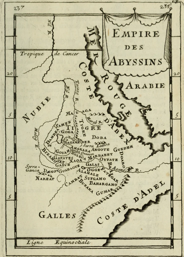 An illustration from Description de l'univers, 1683, leaf 268