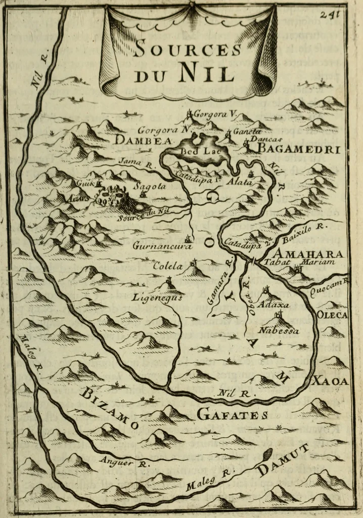 An illustration from Description de l'univers, 1683, leaf 272