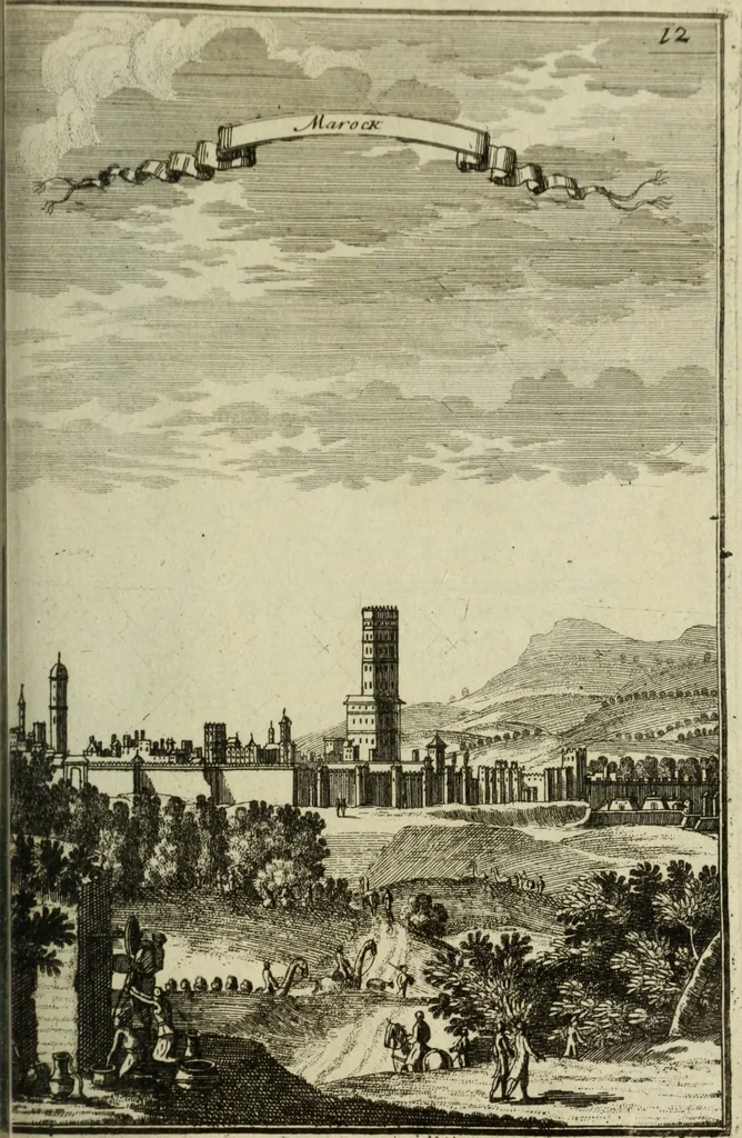 An illustration from Description de l'univers, 1683, leaf 32