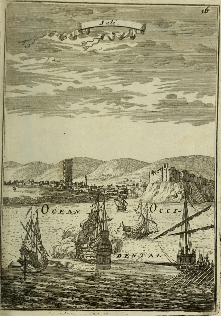An illustration from Description de l'univers, 1683, leaf 38