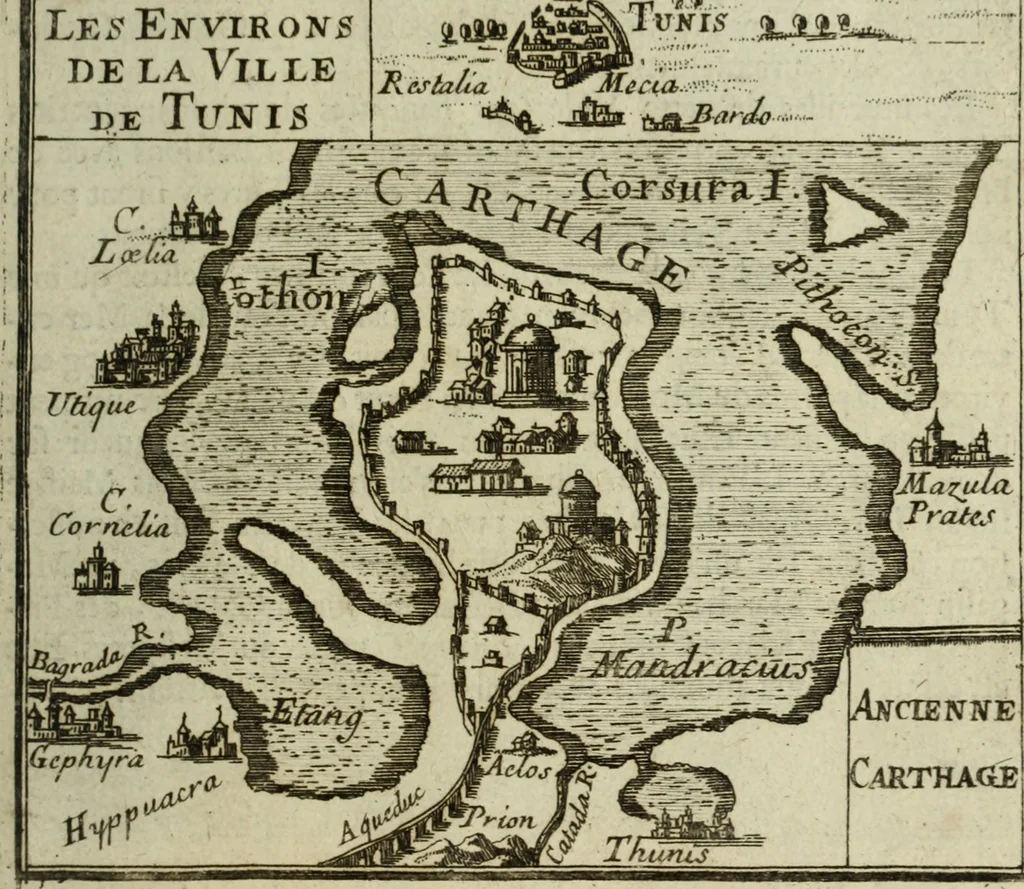 An illustration from Description de l'univers, 1683, leaf 50