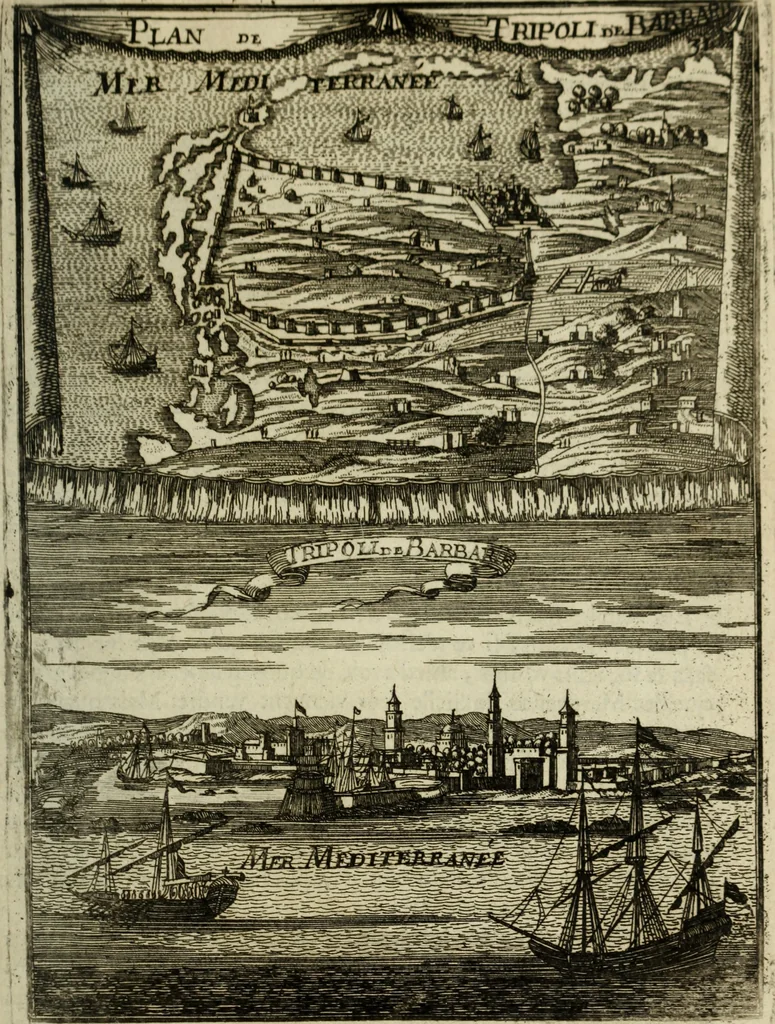 An illustration from Description de l'univers, 1683, leaf 54
