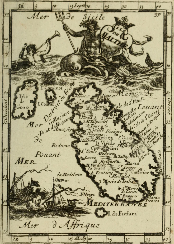 An illustration from Description de l'univers, 1683, leaf 62
