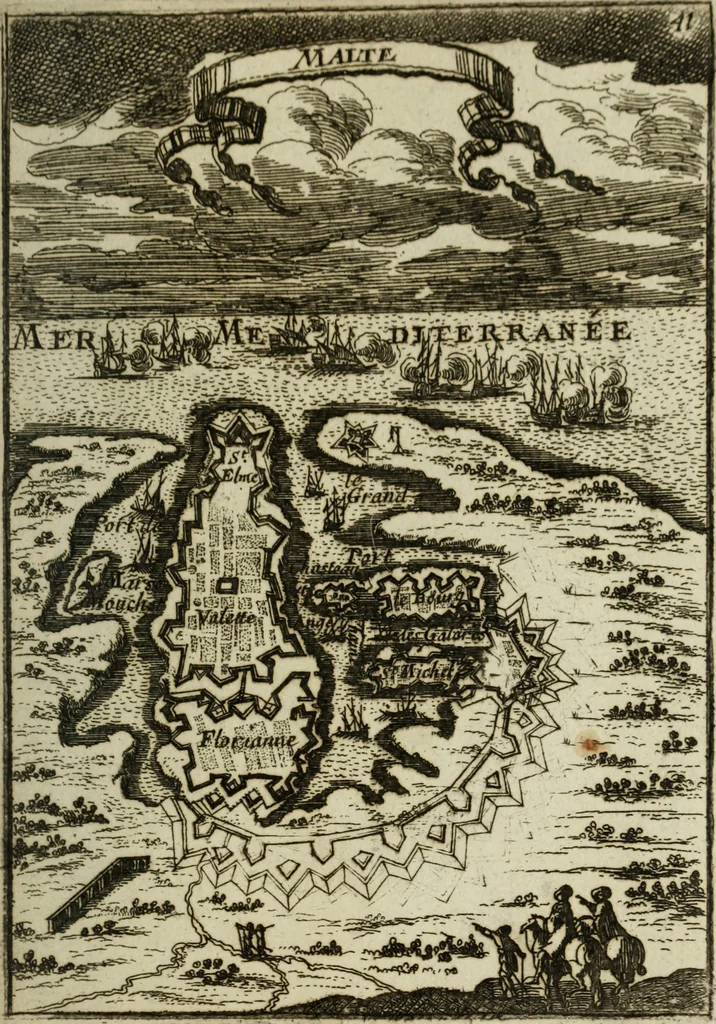 An illustration from Description de l'univers, 1683, leaf 64
