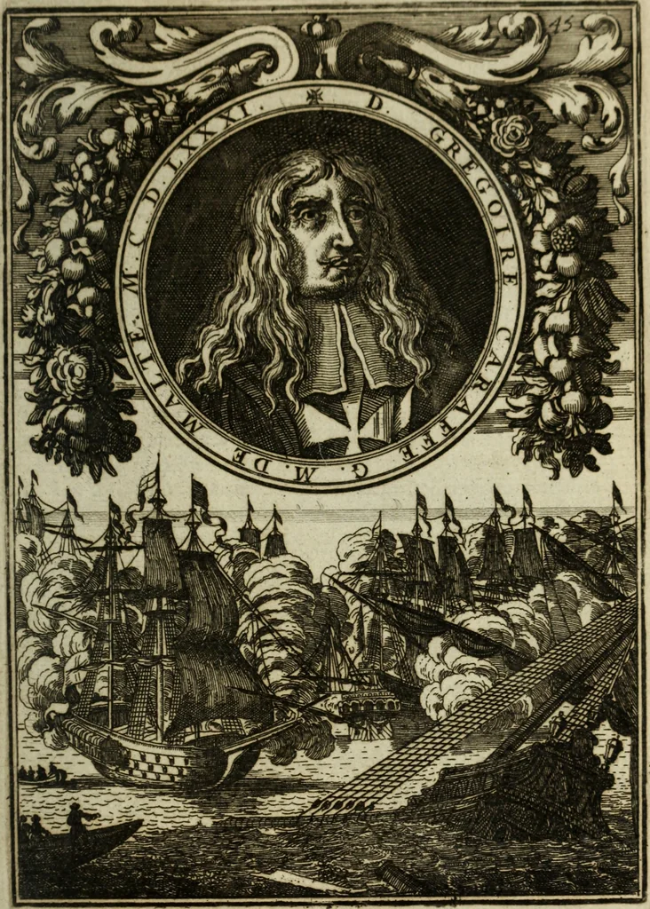 An illustration from Description de l'univers, 1683, leaf 68
