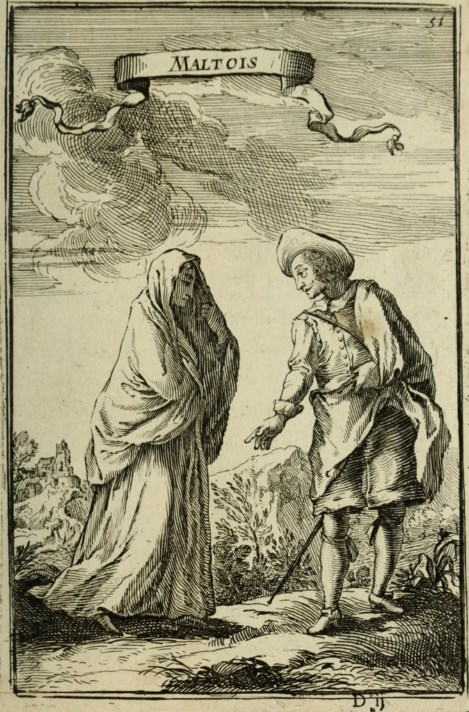 An illustration from Description de l'univers, 1683, leaf 74