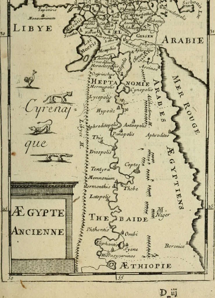 An illustration from Description de l'univers, 1683, leaf 78