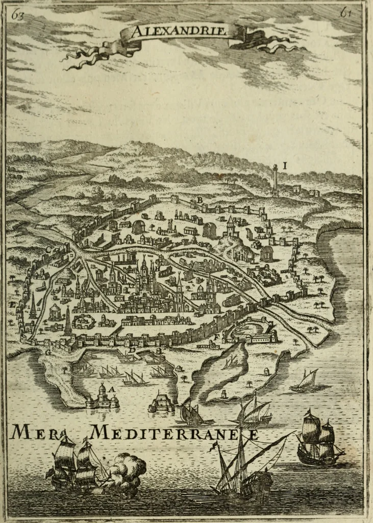 An illustration from Description de l'univers, 1683, leaf 86