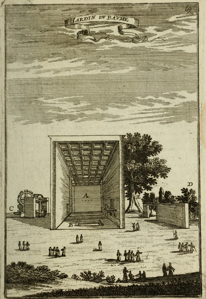 An illustration from Description de l'univers, 1683, leaf 92