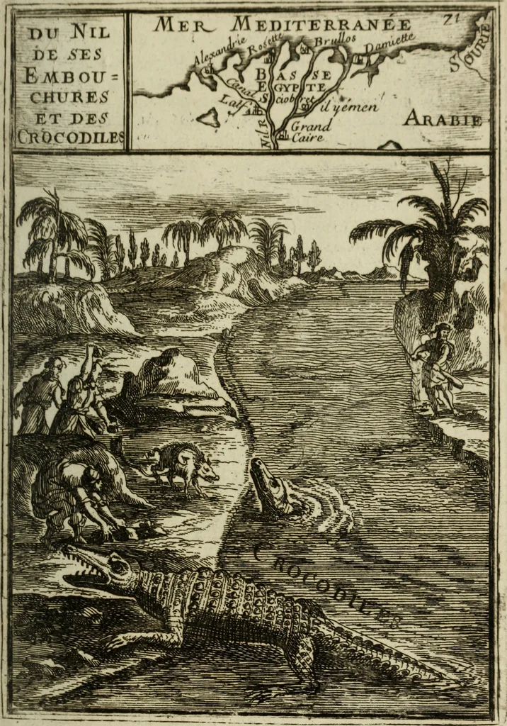 An illustration from Description de l'univers, 1683, leaf 94