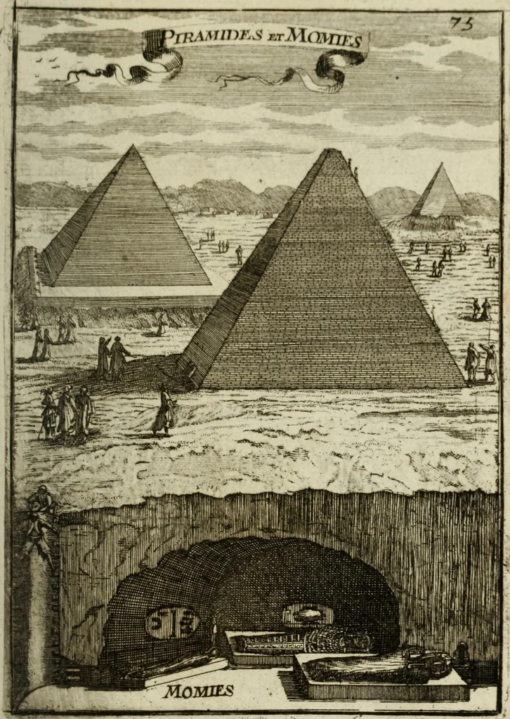 An illustration from Description de l'univers, 1683, leaf 98