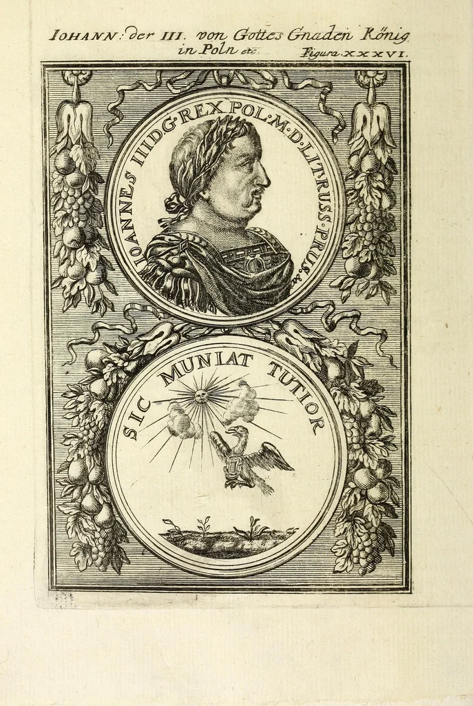 An illustration from Description de l'univers : contenant les differents systemes du monde, les cartes generales & particulieres de la geographie ancienne & moderne, les plans & les profils des principales villes & des autres lieux plus considerables de la Terre : avec les portraits des souverains qui y commandent, leurs blasons, titres & livrées : et les moeurs, religions, gouvernemens & divers habillemens de chaque nation, 1685, leaf 140