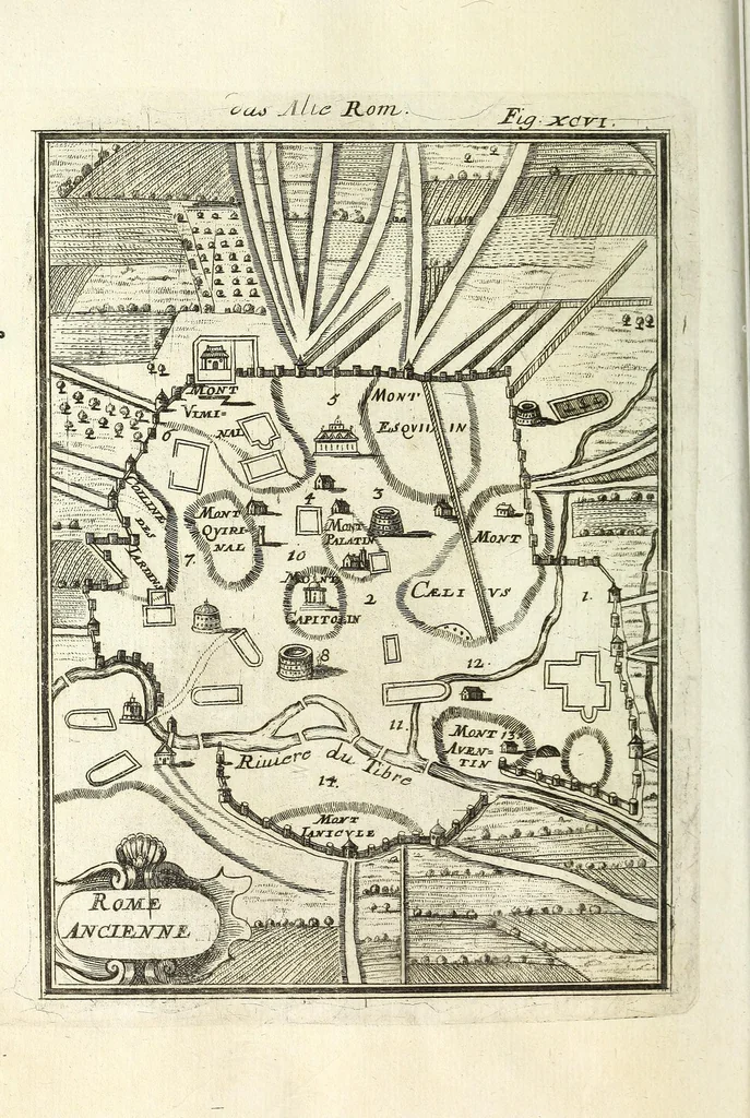 An illustration from Description de l'univers : contenant les differents systemes du monde, les cartes generales & particulieres de la geographie ancienne & moderne, les plans & les profils des principales villes & des autres lieux plus considerables de la Terre : avec les portraits des souverains qui y commandent, leurs blasons, titres & livrées : et les moeurs, religions, gouvernemens & divers habillemens de chaque nation, 1685, leaf 326