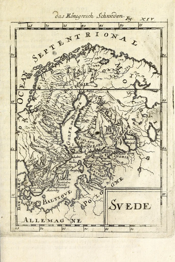An illustration from Description de l'univers : contenant les differents systemes du monde, les cartes generales & particulieres de la geographie ancienne & moderne, les plans & les profils des principales villes & des autres lieux plus considerables de la Terre : avec les portraits des souverains qui y commandent, leurs blasons, titres & livrées : et les moeurs, religions, gouvernemens & divers habillemens de chaque nation, 1685, leaf 61