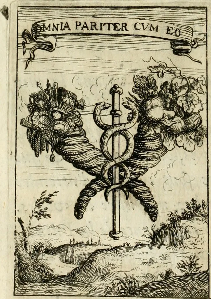 An illustration from Description des feux d'artifices faits a l'honneur du roy a Lille : par vn nouveau témoignage du zele de messieurs du Magistrat, ensuite de la venuë de Sa Majesté en cette ville, & de la rejouissance publique de la paix, l'an 1680, 1680, leaf 27