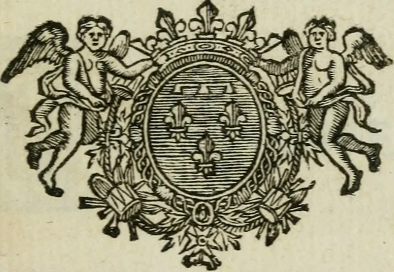 An illustration from Description des tableaux du Palais Royal,: avec la vie des peintres à la tête de leurs ouvrages, dédiée à Monseigneur le duc d'Orléans, premier prince du sang, 1737, leaf 8