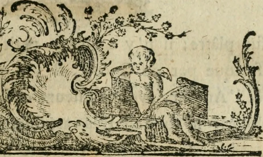 An illustration from Description de tout l'intérieur des deux palais de Sans-Souci, de ceux de Potsdam, et de Charlottenbourg : contenant l'explication de tous les tableaux comme aussi des antiquités et d'autres choses précieuses et remarquables, 1773, leaf 120
