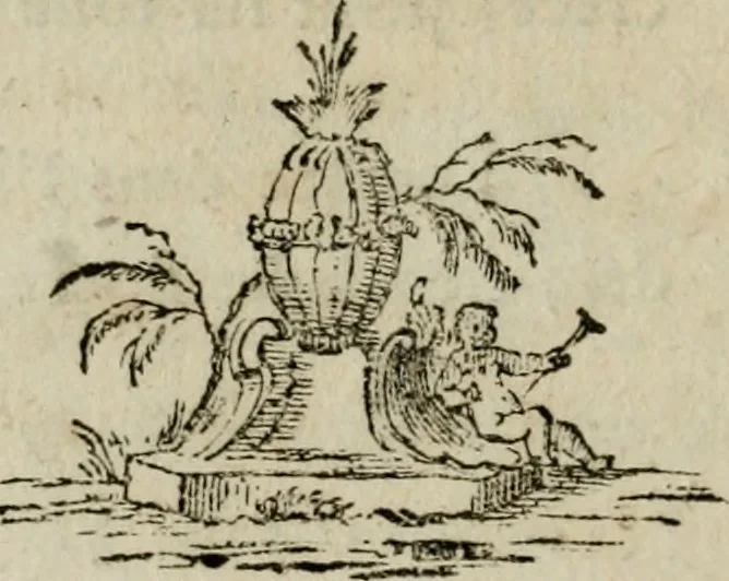 An illustration from Description de tout l'intérieur des deux palais de Sans-Souci, de ceux de Potsdam, et de Charlottenbourg : contenant l'explication de tous les tableaux comme aussi des antiquités et d'autres choses précieuses et remarquables, 1773, leaf 65