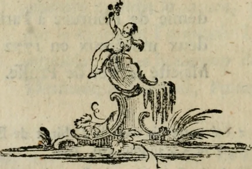 An illustration from Description de tout l'intérieur des deux palais de Sans-Souci, de ceux de Potsdam, et de Charlottenbourg : contenant l'explication de tous les tableaux comme aussi des antiquités et d'autres choses précieuses et remarquables, 1773, leaf 79