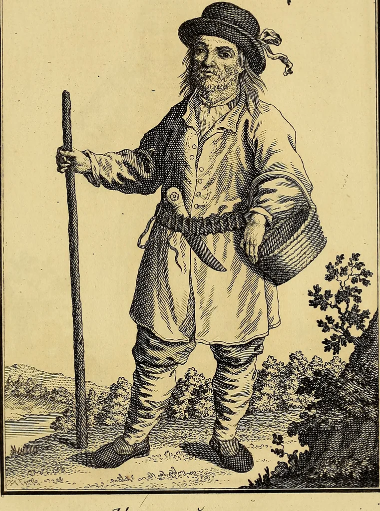 An illustration from Description de toutes les nations de l'empire de Russie, oú, L'on expose leurs moeurs, religions, usages, habitations, habillemens et autres particulatités remarquables, 1776, leaf 124