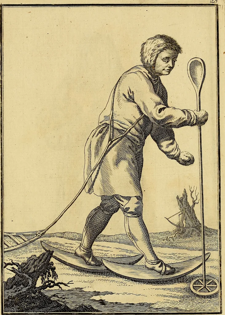 An illustration from Description de toutes les nations de l'empire de Russie, oú, L'on expose leurs moeurs, religions, usages, habitations, habillemens et autres particulatités remarquables, 1776, leaf 164